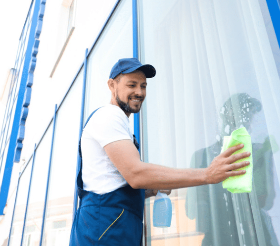 Washing Outside Windows
