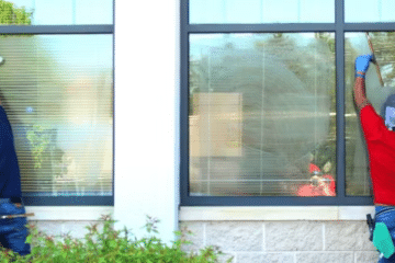 clean commercial windows